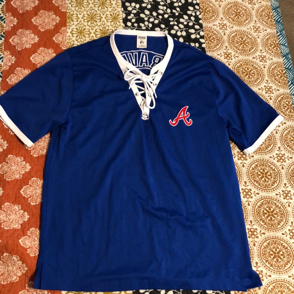 Victoria secret base ball shirt size large